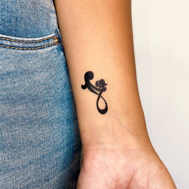 Infinity Mutter, Tochter Und Sohn Temporäres Tattoo | 3Er Set von Etsy - smalltattoos