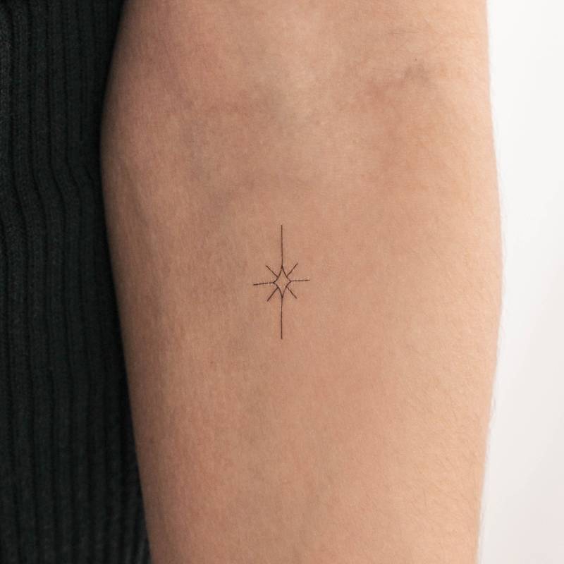 Morgenstern Temporäres Tattoo Von Jakenowicz | 3Er Set von Etsy - smalltattoos