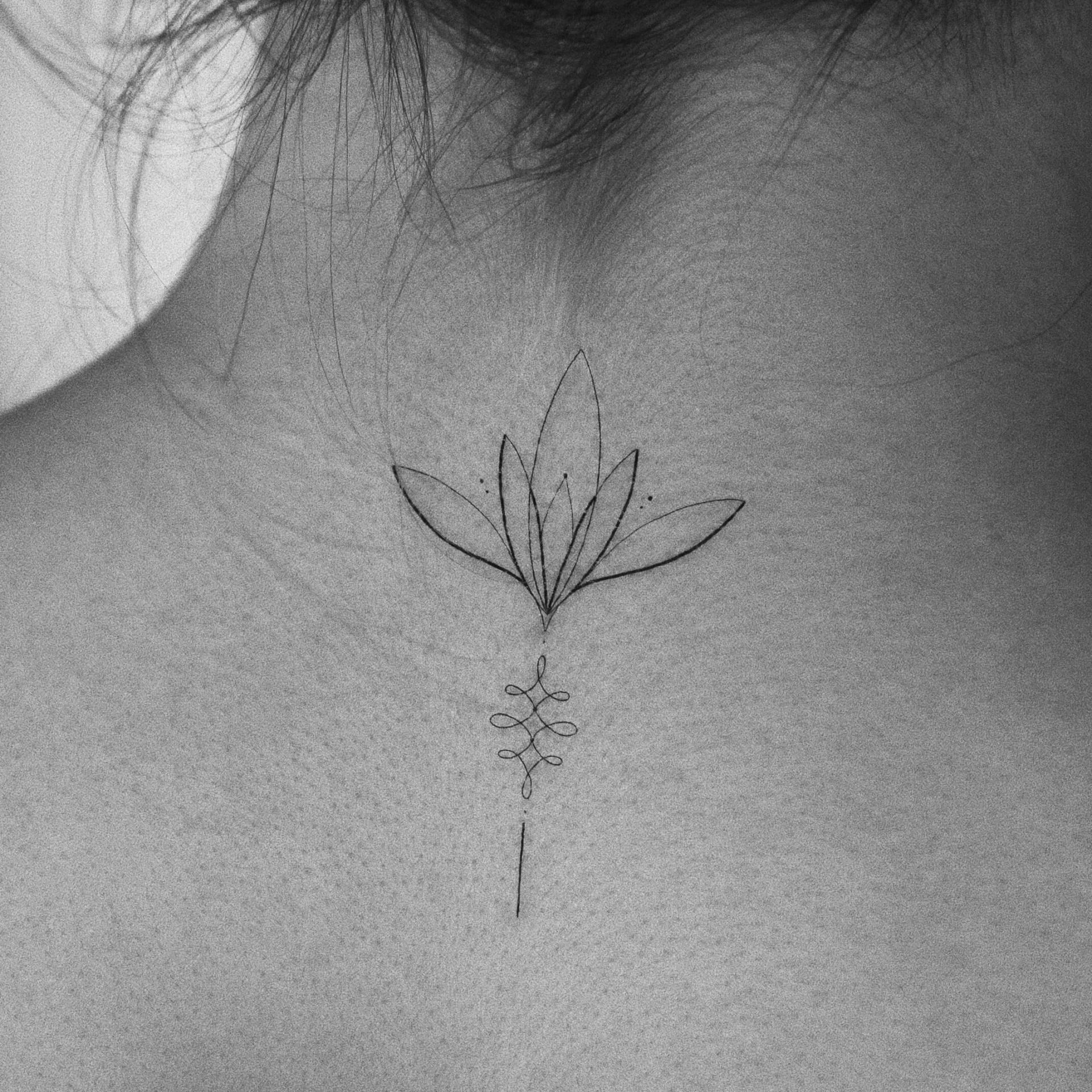 Ornamentales Lotus Temporäres Tattoo | 3Er Set von Etsy - smalltattoos