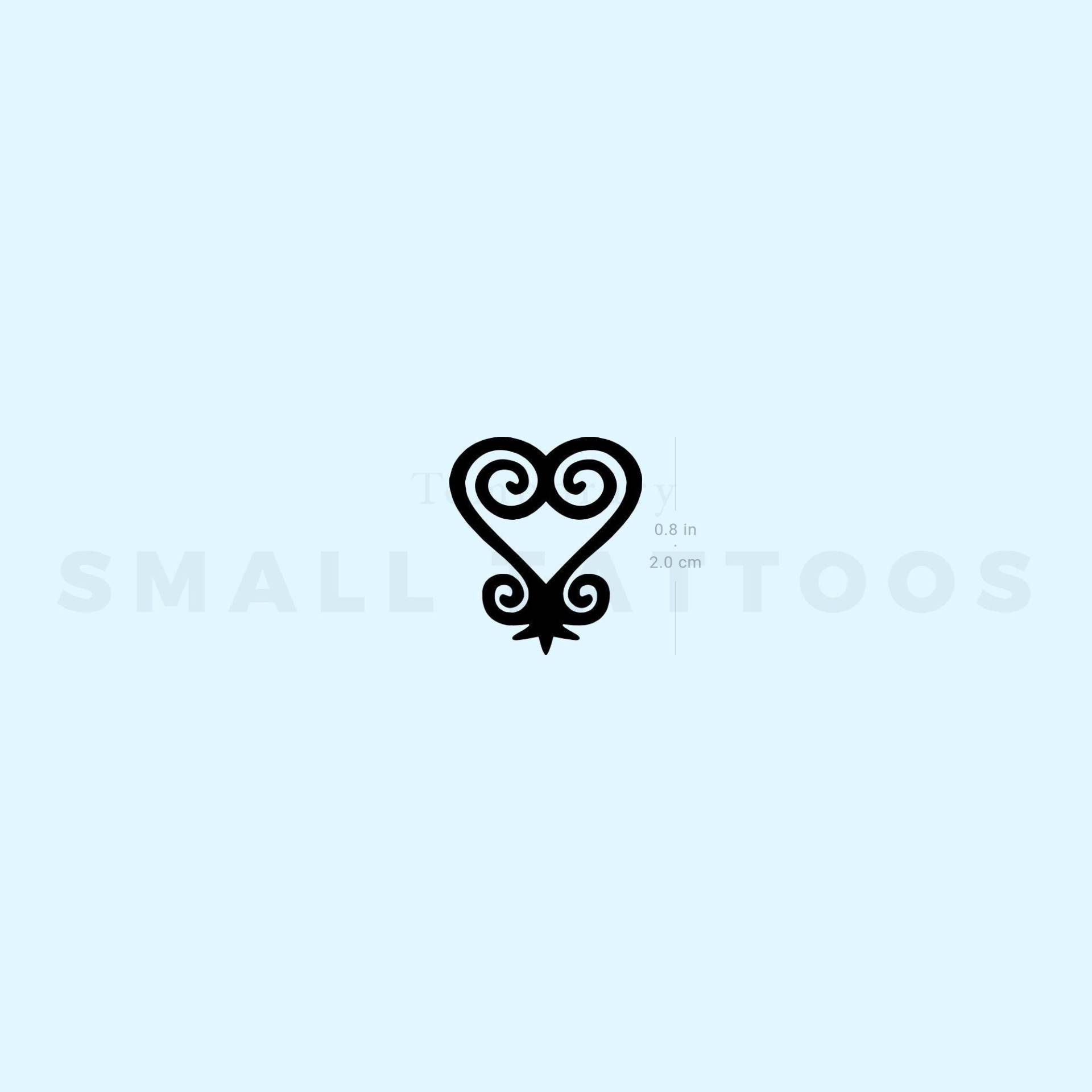 Sankofa Temporäres Tattoo | 3Er Set von Etsy - smalltattoos