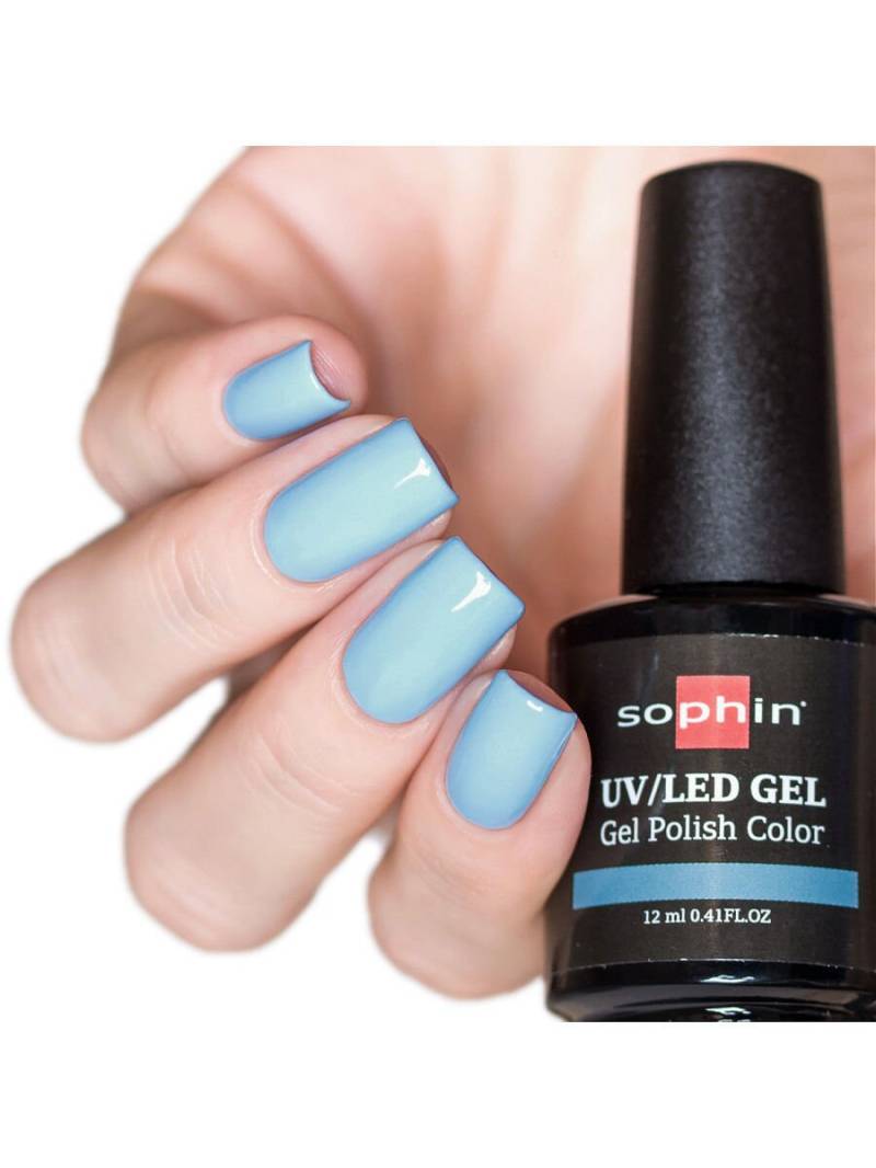 Pastell Hellblaue Gelpolitur. Sophin 0713 Alpenblau. Sanfter Cremiger Farbton, Spektakulärer Glänzender Glanz, Atemberaubende Haltbarkeit von Etsy - sophincosmetics