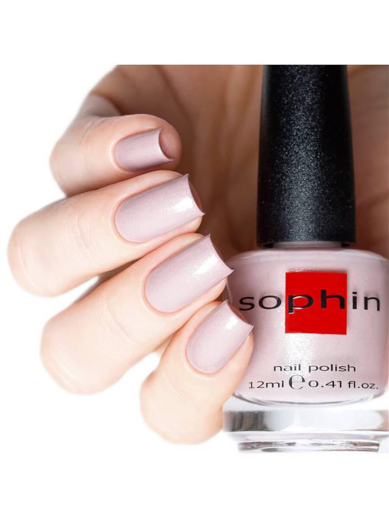 Schimmernder Hellbeiger Nagellack. Sophin 0100. Hellrosa Farbton. Pastell Cremige Maniküre. Vegane Kosmetik. Trendy Nägel. Glänzendes Finish von Etsy - sophincosmetics