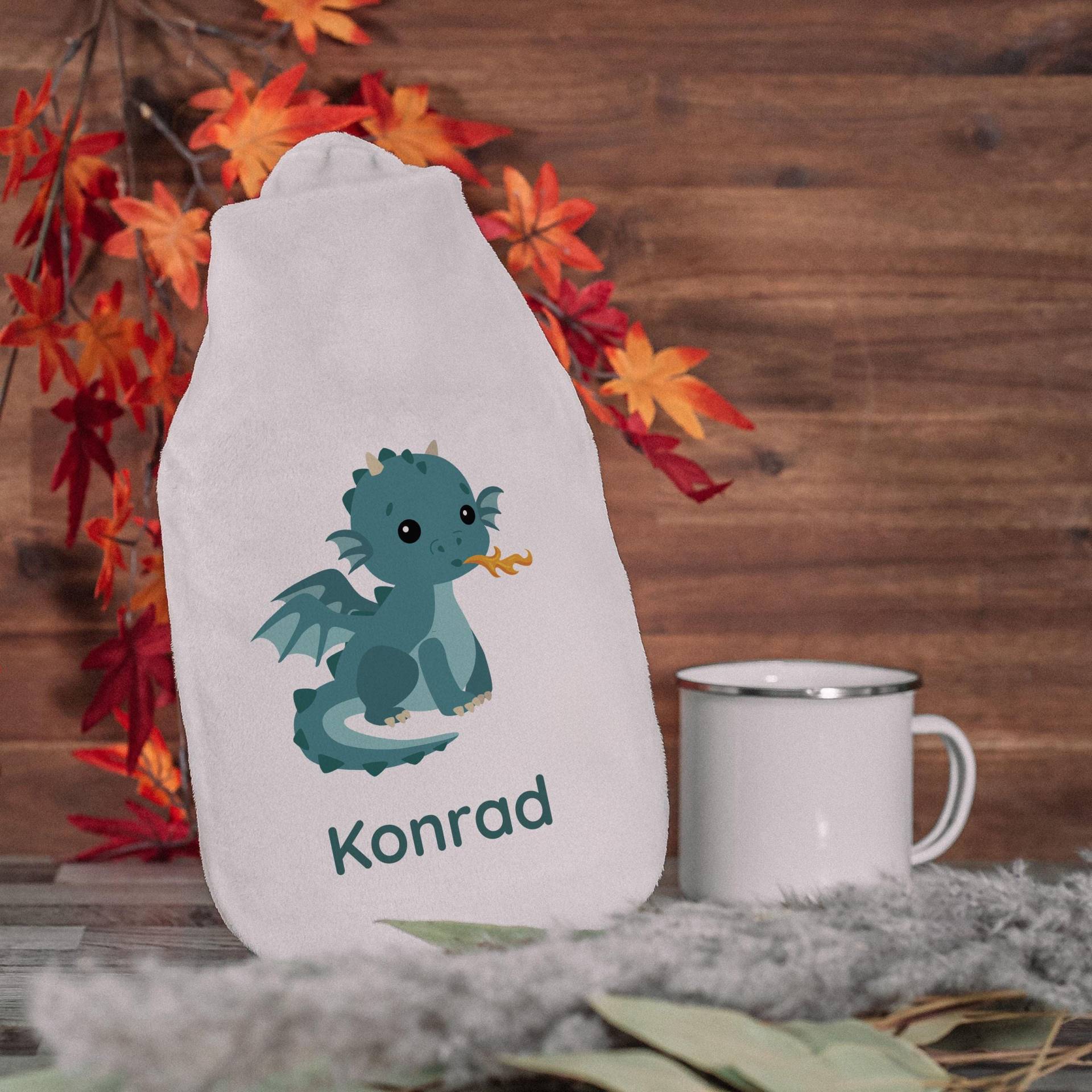 Wärmflasche "Drache" Für Kinder Mit Individuellem Druck von Etsy - stempelfabrikde