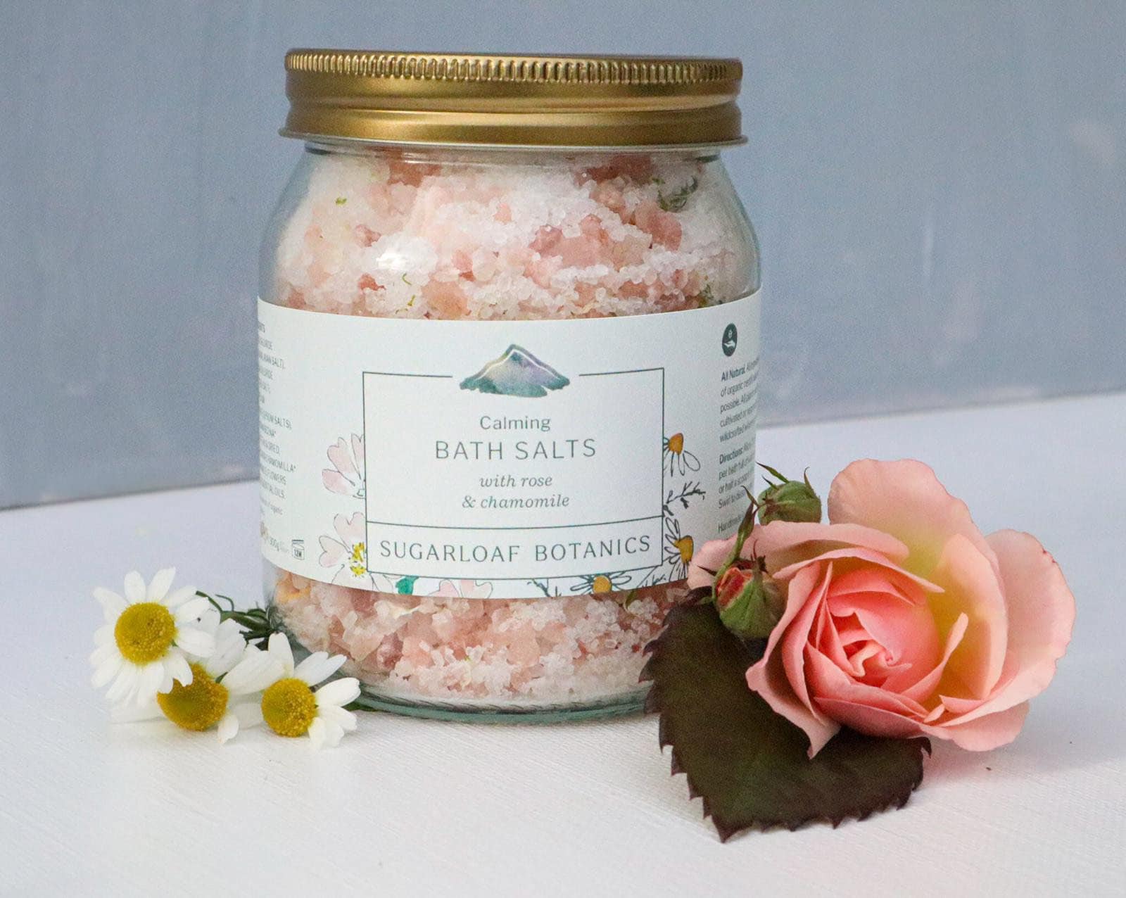 Badesalz Aus Rose Und Kamille von Etsy - sugarloafbotanics