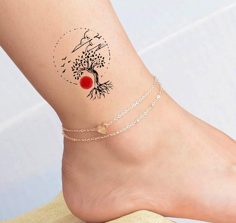 Mini Temporäres Tattoo/Baum Schönes von Etsy - tattooprint