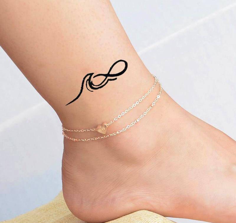 Mini Temporäres Tattoo/Infinite Wave Tattoo/ Wunderschönes von Etsy - tattooprint