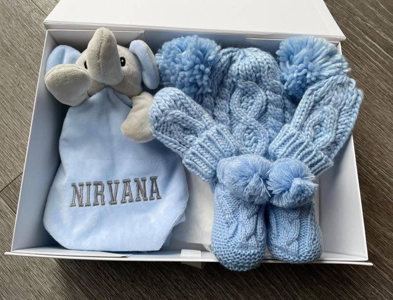 Baby Jungen Geschenk, Personalisierte Baby-Dusche-Geschenk, Baby-Tröster Geschenk Für Neue von Etsy - thebababee