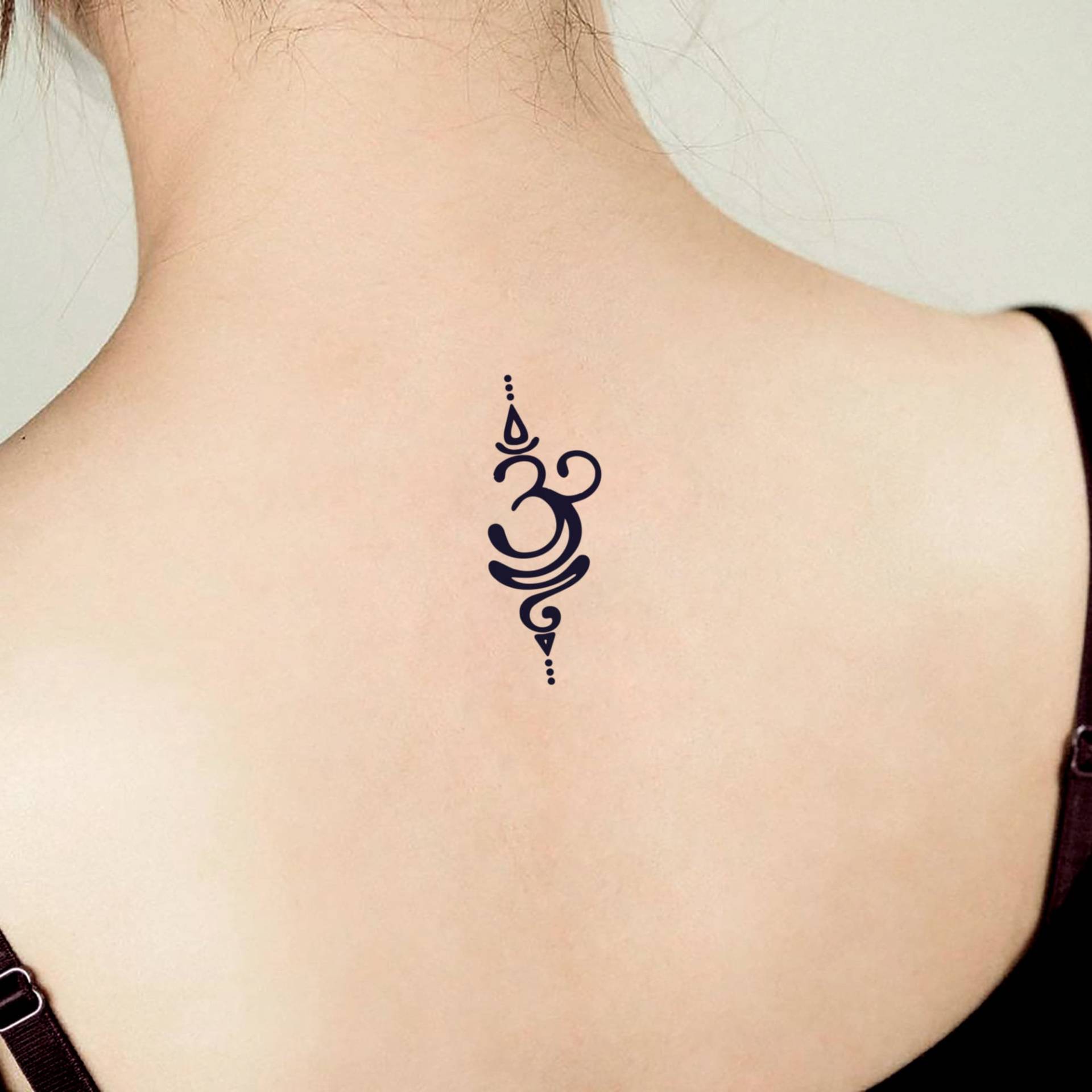 Sanskrit Symbol Für Breathe Semi-Permanent 2-Week Tattoo | 2Er Set von Etsy - twoweektattoos