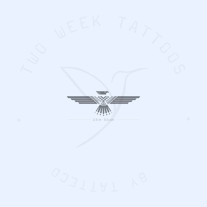 Thunderbird Semi-Permanent Tattoo | 2Er Set von Etsy - twoweektattoos