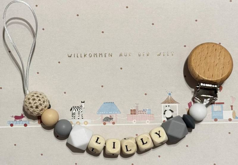 Schnullerkette Junge | Mädchen Personalisiert Geschenk Geschenkidee Baby Geburt von Etsy - vamaliakreativ