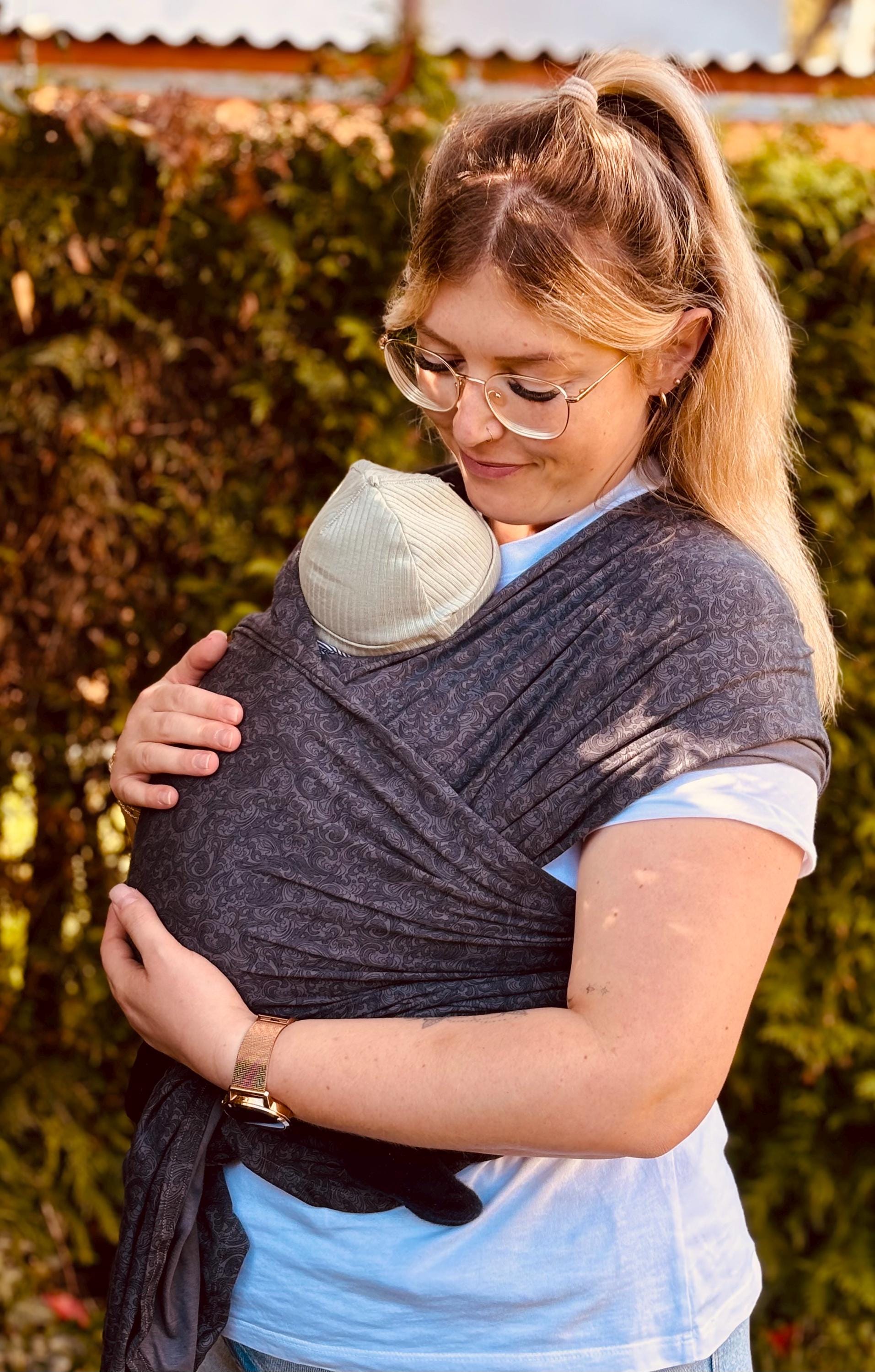 Tragetuch Wickeltuch Neugeborene 5M X 70 cm Rosa Tragetuch Wickeltuch Neugeborene 5M X 70 cm Rosa von Etsy - wievonzauberhandcom