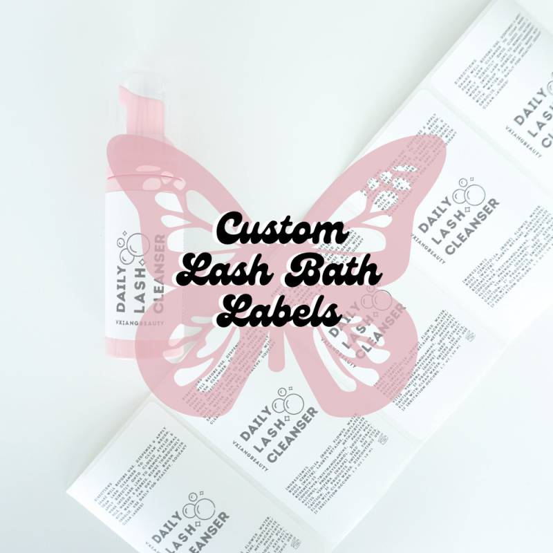 Lash Shampoo Label | Wimpern Pflegeset Zubehör Für Wimpernverlängerung Cleanser Bath Sticker Flaschenetiketten von Etsy - vxiang