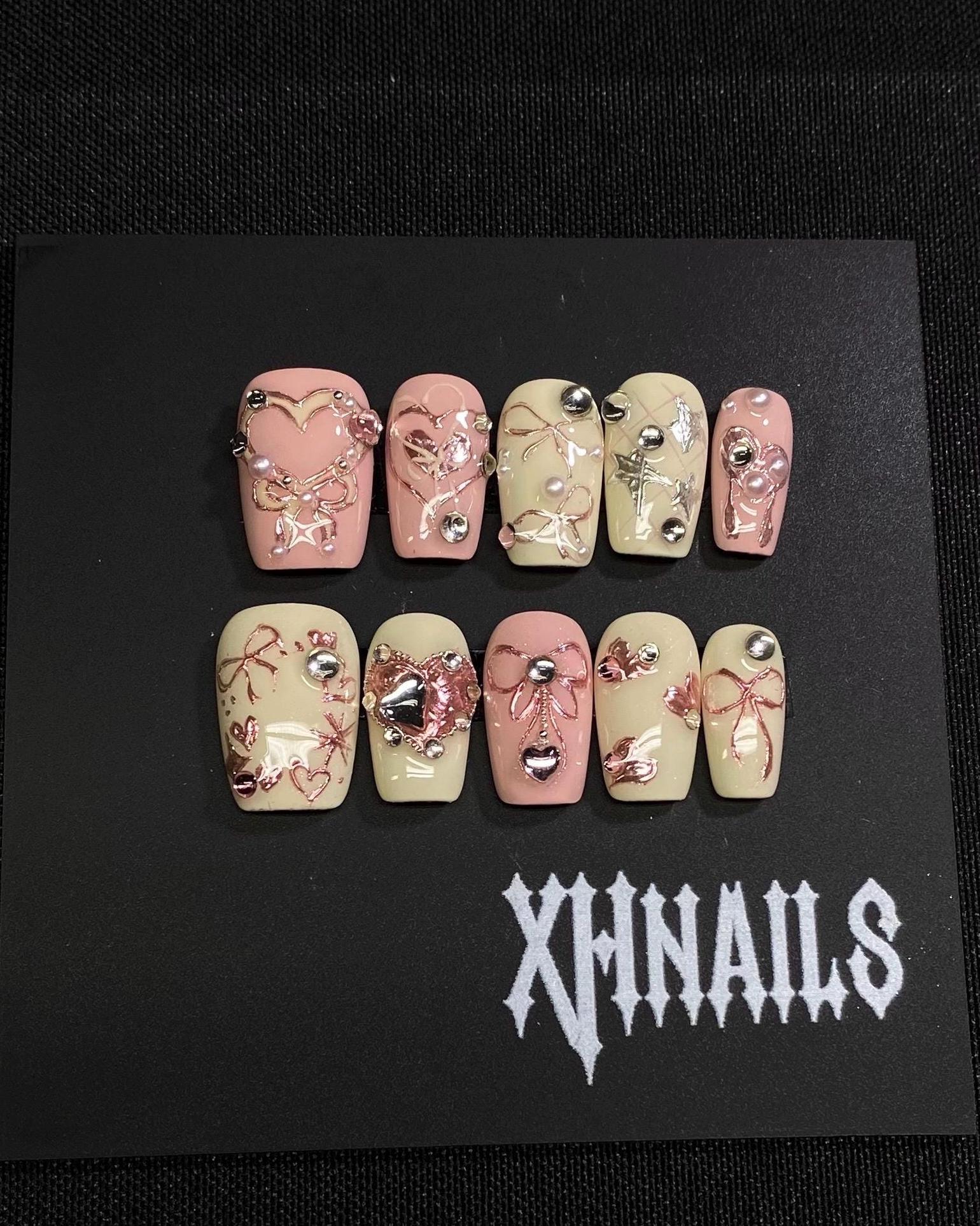 In Liebe Auf Die Nägel Drücken von Etsy - xhnailArt