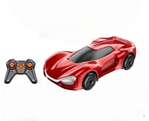 Ferngesteuertes RC Auto für Kinder – Drift Auto mit LED Lichteffekten & Sound, 2.4GHz Rennwagen Spielzeug für Indoor & Outdoor, Geschenk Jungen & Mädchen ab 3 4 5 6 7 8 9 10+ Jahre - Rot Ferngesteuertes RC Auto für Kinder – Drift Auto mit LED Lichteffekten & Sound, 2.4GHz Rennwagen Spielzeug für Indoor & Outdoor, Geschenk Jungen & Mädchen ab 3 4 5 6 7 8 9 10+ Jahre - Rot von Euakee