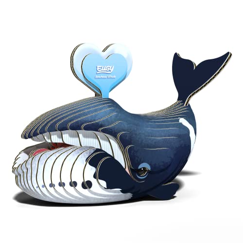 EUGY EH-084 Bowhead Bowwhead Whale 3D-Papierpuzzles, Himmel, 6 von EUGY