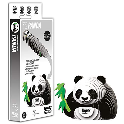 EUGY 3D Panda Tier Modell, Bastelset von EUGY