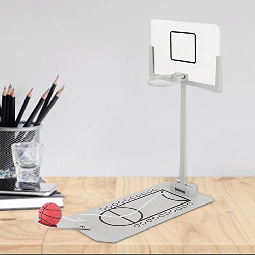Miniatur-Büro-Desktop-Ornament, Dekoration, Basketballkorb, Spielzeug, Brettspiel für Basketball-Liebhaber von Eujgoov