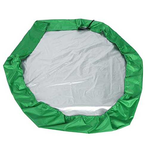 Schneesichere Sandkastenabdeckung, Frostschutz, Sonnenschutz, Sandkasten-Überdachung, 140 x 109 cm, 190T silberbeschichteter Polyester-Taft (140 x 110 x 20 cm) von Eujgoov