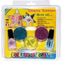 EULENSPIEGEL 730003 Glitzer Tattoo-Set - Best of (XL) von Eulenspiegel