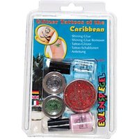 EULENSPIEGEL 730539 Glitzer Tattoo-Set Caribbean von Eulenspiegel