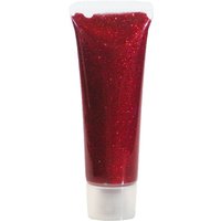 EULENSPIEGEL 907054 Glitzer-Gel Rot-Juwel, 18 ml von Eulenspiegel