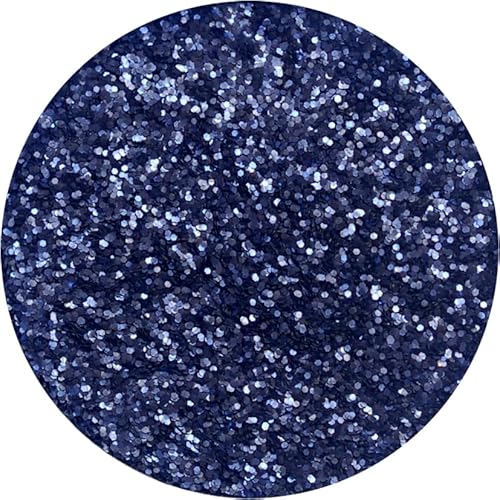 Eulenspiegel 907597 - Bio Glitter Blau Juwel, 6 g, biologisch abbaubar, Glitzer für Gesicht & Körper von Eulenspiegel