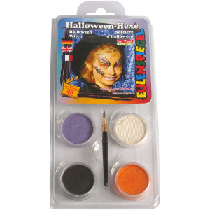 Eulenspiegel Gesichtsfarbe - Motivset, Sortierte Farben, Halloween-Hex von Eulenspiegel