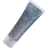 Glitzergel, Silber, (holographisch), hoch pigmentiert, feine Qualität, 18ml Tube von Eulenspiegel