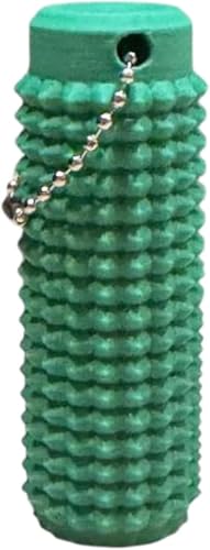 Spiky Grippie Stim Keychain,Anxiety Relief Pain Stim Bumpy Fidget Keychain,Portable Mini Roller Massage Keychain,Stress, Venting Key Pendant,Novelty Gifts for Friends (Green) von Eunmsi