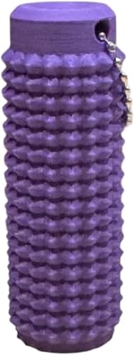 Spiky Grippie Stim Keychain,Anxiety Relief Pain Stim Bumpy Fidget Keychain,Portable Mini Roller Massage Keychain,Stress, Venting Key Pendant,Novelty Gifts for Friends (Purple) von Eunmsi