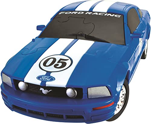 Eureka Puzzel Ford Mustang FR500C - 1:32 - Blue*** von Eureka