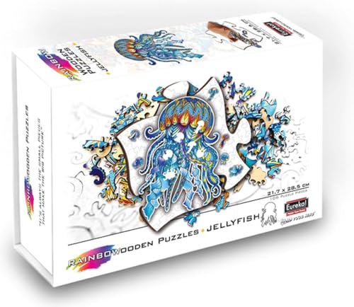 Eureka Rainbow Puzzle Meduuse, 106 Stück, CRMED, Mehrfarbig von Eureka