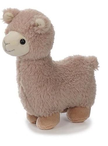 Euro Souvenirs Alpaka Lama 22 cm, Plüschlama, Kuscheltier in Beige oder Braun (Beige) von Euro Souvenirs