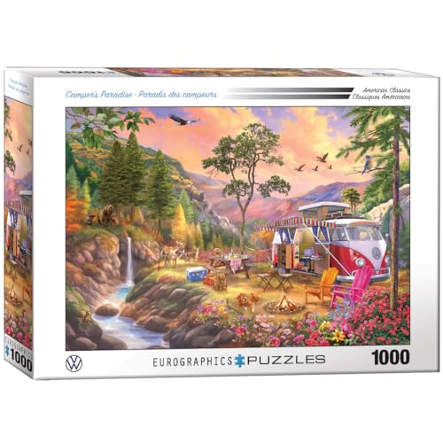 Eurographics 6000-5866 VW Campers Paradise by Bigelow Puzzle, Mehrfarbig von EuroGraphics