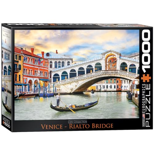 EuroGraphics 6000–0766 VENEDIG Rialto Puzzle (1000 Teile), 48x68cm von EuroGraphics