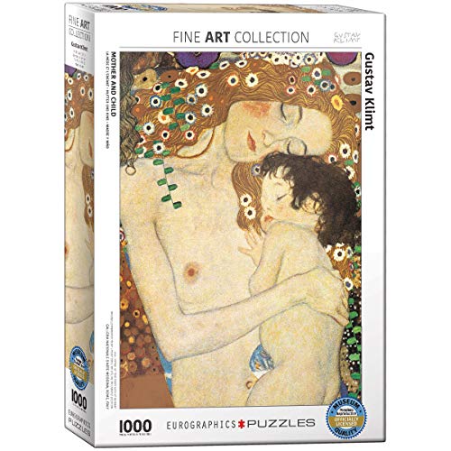 EuroGraphics 1000 Teile - Mutter und Kind von Klimt - Detail, 6000-2776, mehrfarbig von EuroGraphics