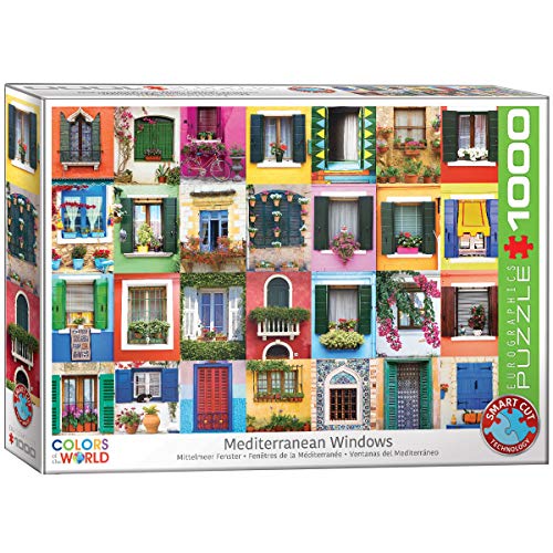 Eurographics 6000–5350 Mediterrane Windows 1000 Teile Puzzle von EuroGraphics