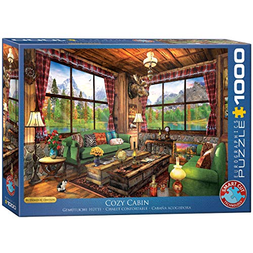 Eurographics 6000–5377 Cozy Cabin von Dominic Davison 1000 Teile Puzzle von EuroGraphics