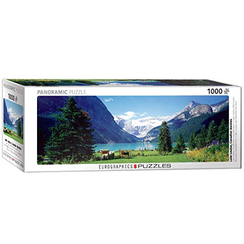 Eurographics 1000 Teile Panorama - Lake Louise in den Kanadischen Rockies, 32x96cm, Verschieden von EuroGraphics