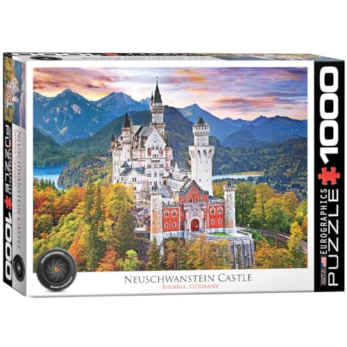 EuroGraphics 1000 Teile - Schloss Neuschwanstein in Deutschland 6000-0946 mehrfarbig von EuroGraphics