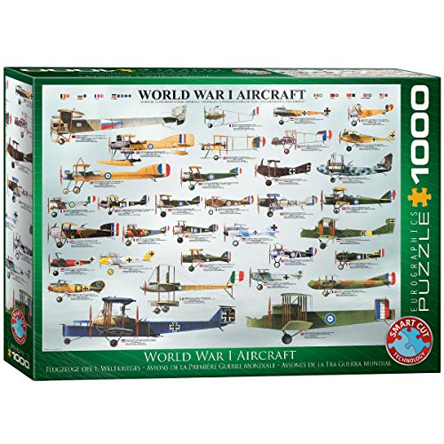 Eurographics 6000-0087 World War I Aircraft Italien Puzzle, bunt von EuroGraphics