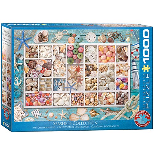 EuroGraphics 6000-5529 Muschelsammlung Laura Puzzle 1000 Teile-Laura's Seashell Collection, Verschieden, Einheitsgröße von EuroGraphics