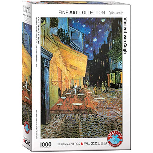 Eurographics 6000-2143 Café Terrace at Night by Vincent van Gogh Puzzle, Mehrfarbig, 48 x 68 cm von EuroGraphics