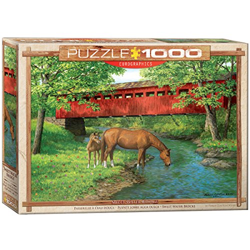 EuroGraphics Puzzle Sweet Water Brücke by Persis Clayton Weirs von EuroGraphics