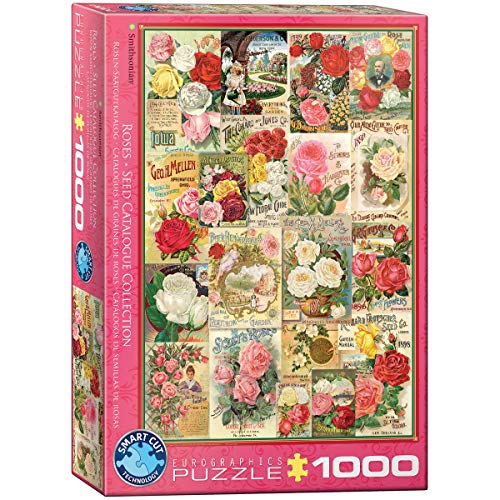 EuroGraphics "Rosen Samen Katalog Puzzle (1000, Mehrfarbig), 48x68cm von EuroGraphics