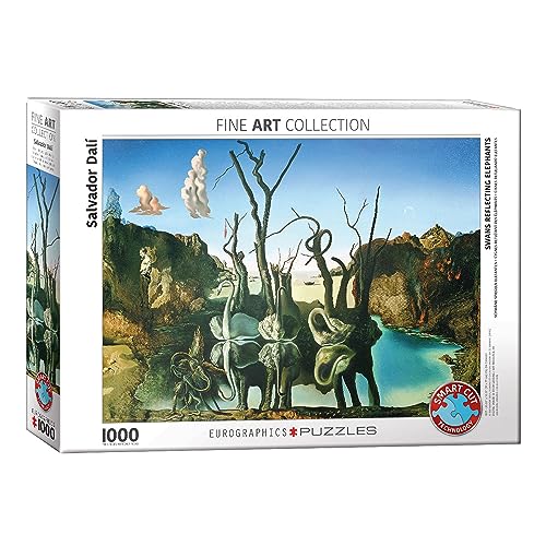 Eurographics 6000-0846 The Garden of Earthly Delights by Heironymus Bosch Schwäne Puzzle, Multi, 48 x 68 cm von EuroGraphics