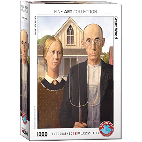 Eurographics 1000 Teile - American Gothic von Grant Wood von EuroGraphics