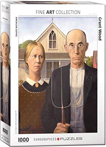 Eurographics 1000 Teile - American Gothic von Grant Wood von EuroGraphics