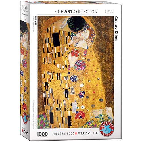 Eurographics 6000-4365 Gustav Klimt - The Kiss Puzzle, Mehrfarbig, 1000 von EuroGraphics