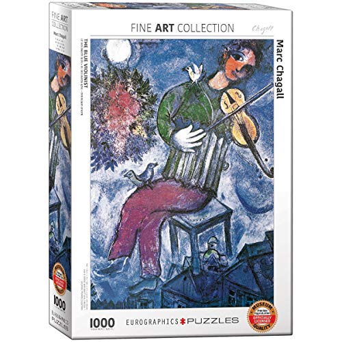 Eurographics 6000-0852 The Blue Violinist by Marc Chagall (-) Puzzle, Multi, 48 x 68 cm von EuroGraphics